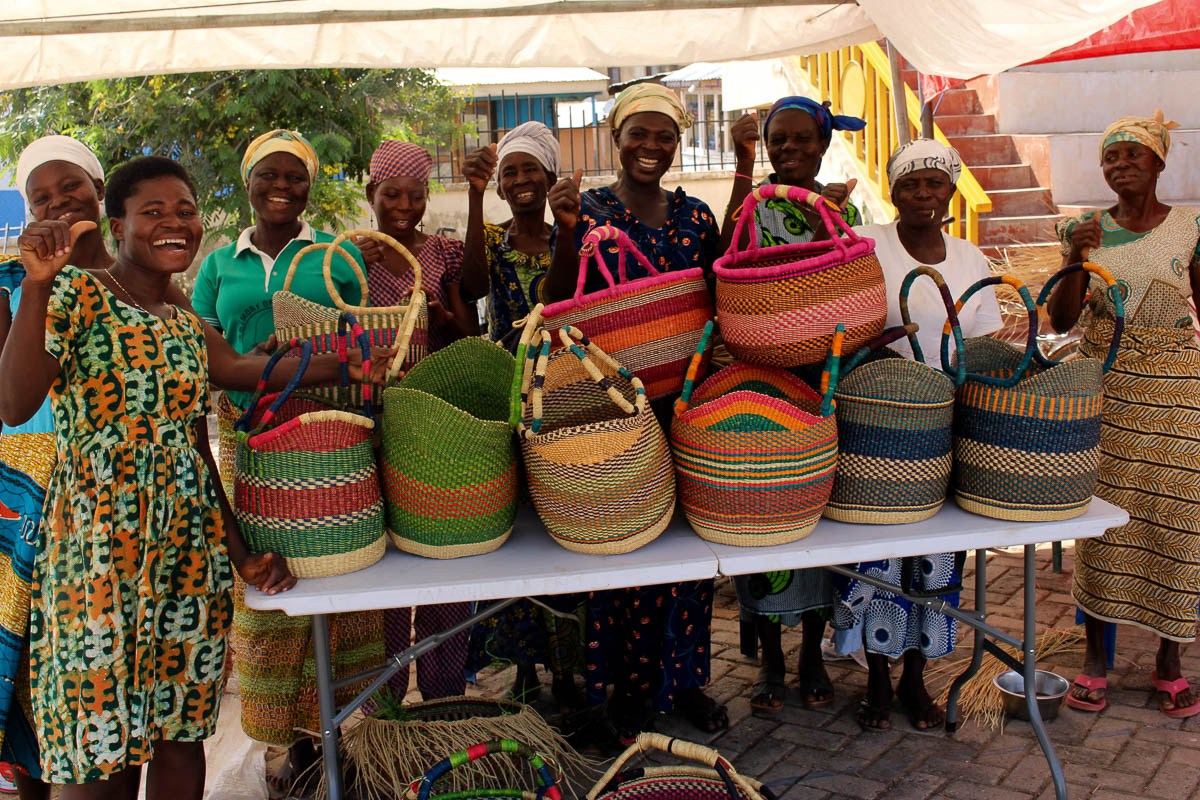 basket weavers from Ghana